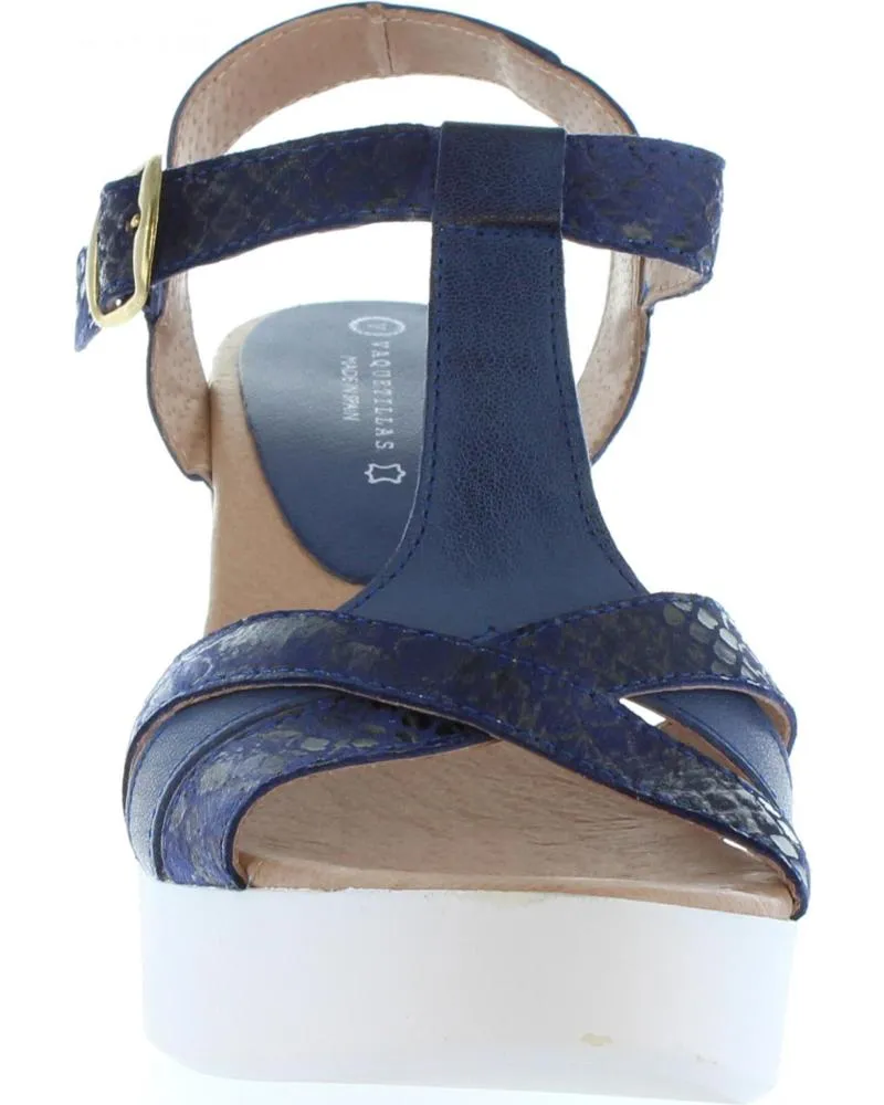 Sandalias de Mujer VAQUETILLAS 20159 COMBI NAPA AZUL