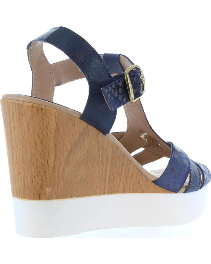 Sandalias de Mujer VAQUETILLAS 20159 COMBI NAPA AZUL