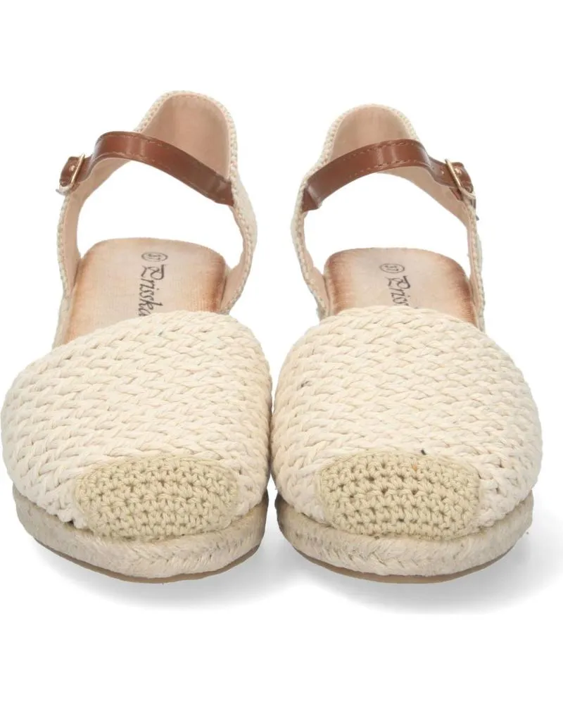 Sandalias PUNTOSALAO  de Mujer ALPARGATAS DE CUNA MEDIA DE YUTE TEXTURA MUJER BEIGE  VARIOS COLORES