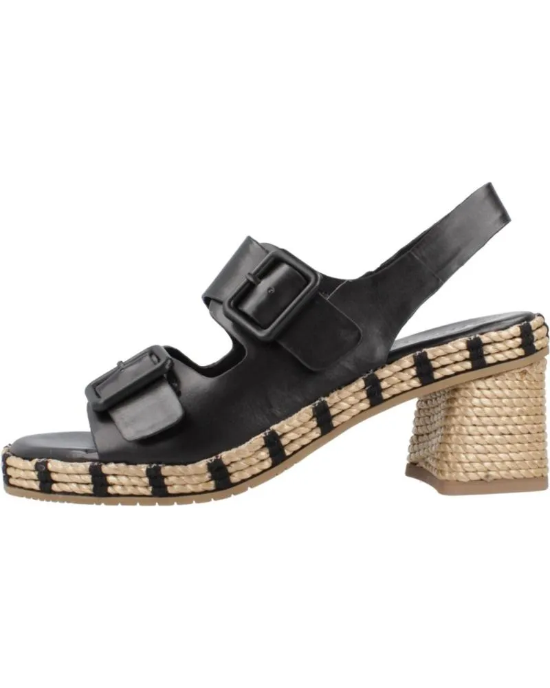 Sandalias TAMARIS  de Mujer DAMEN 1-28040-42 001 SANDALIAS CON TACON MEDIO P  NEGRO