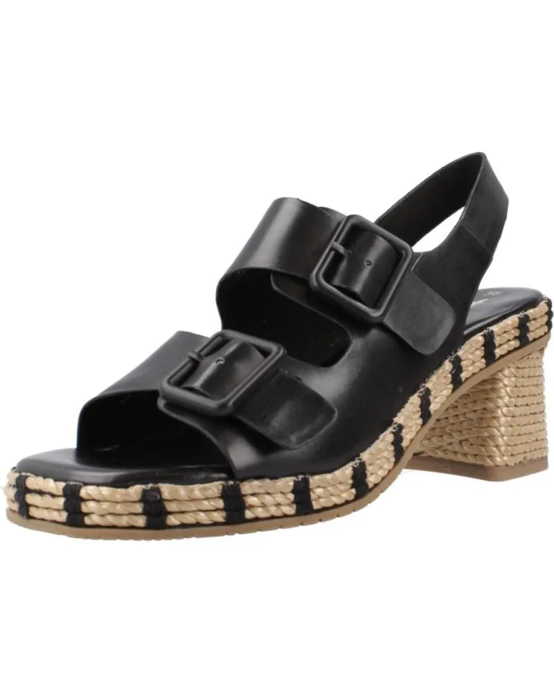 Sandalias TAMARIS  de Mujer DAMEN 1-28040-42 001 SANDALIAS CON TACON MEDIO P  NEGRO