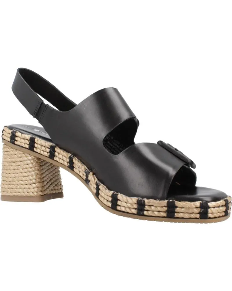 Sandalias TAMARIS  de Mujer DAMEN 1-28040-42 001 SANDALIAS CON TACON MEDIO P  NEGRO