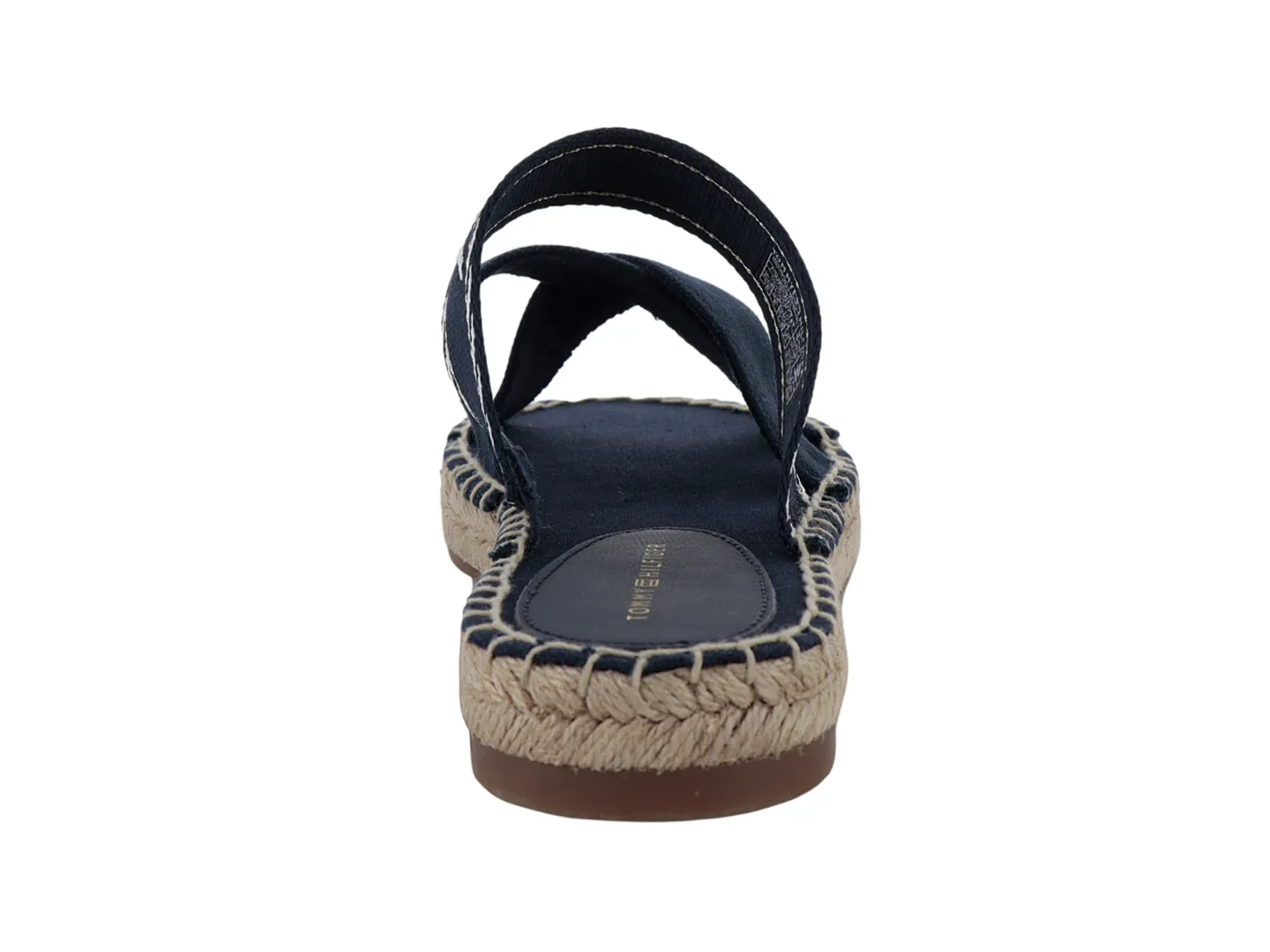 Sandalias Tommy Hilfiger Fw0718 Azul Para Mujer