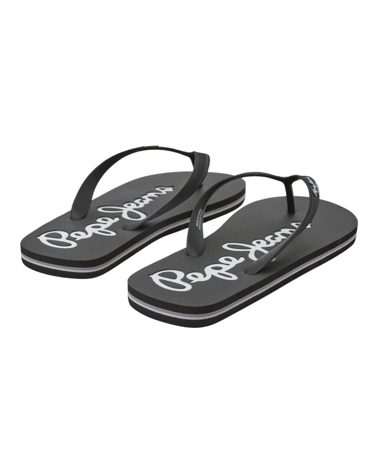 SANDALS MEN'S PEPE JEANS BAY BEACH BASIC M PMS70128 IN BLACK