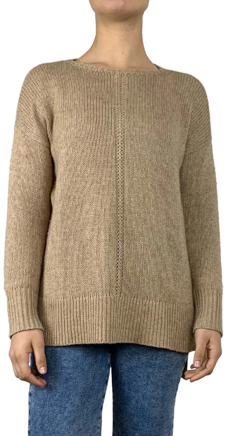 Saville Row Alpaca Wool Camel Sweater