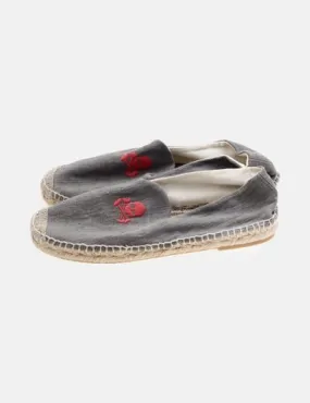 Scalpers Grey Skull Detail Espadrilles