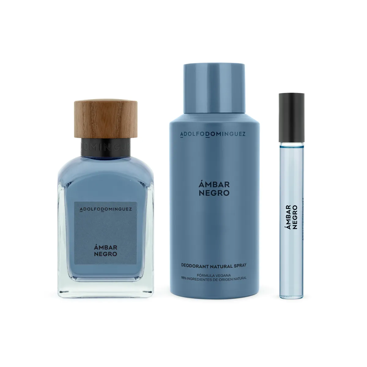 Set Adolfo Domínguez mbar Negro Eau De Parfum