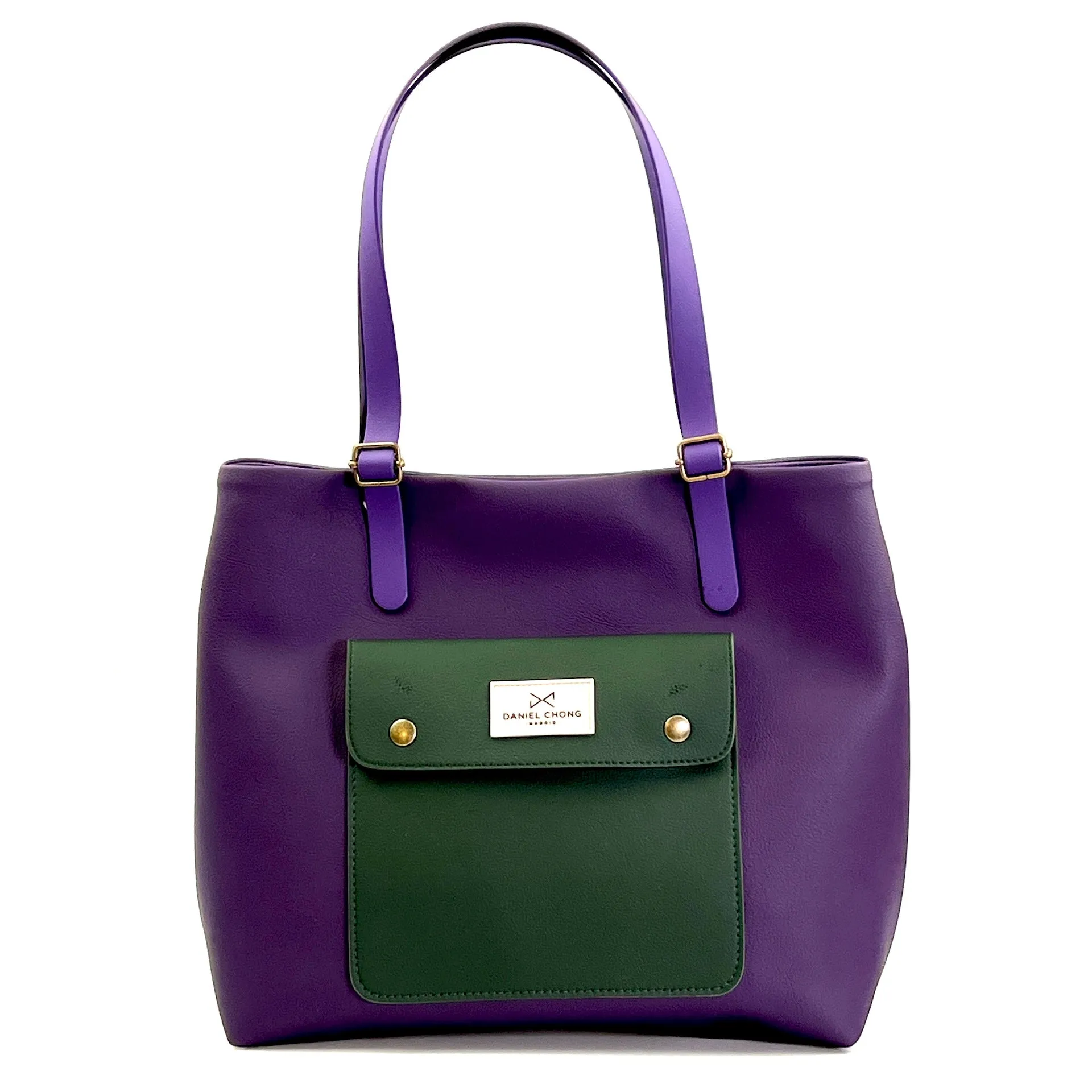 Shopper Old School Morado y Verde