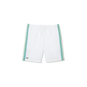 Short Lacoste Poliester Reciclado Blanco Verde | LACOSTE