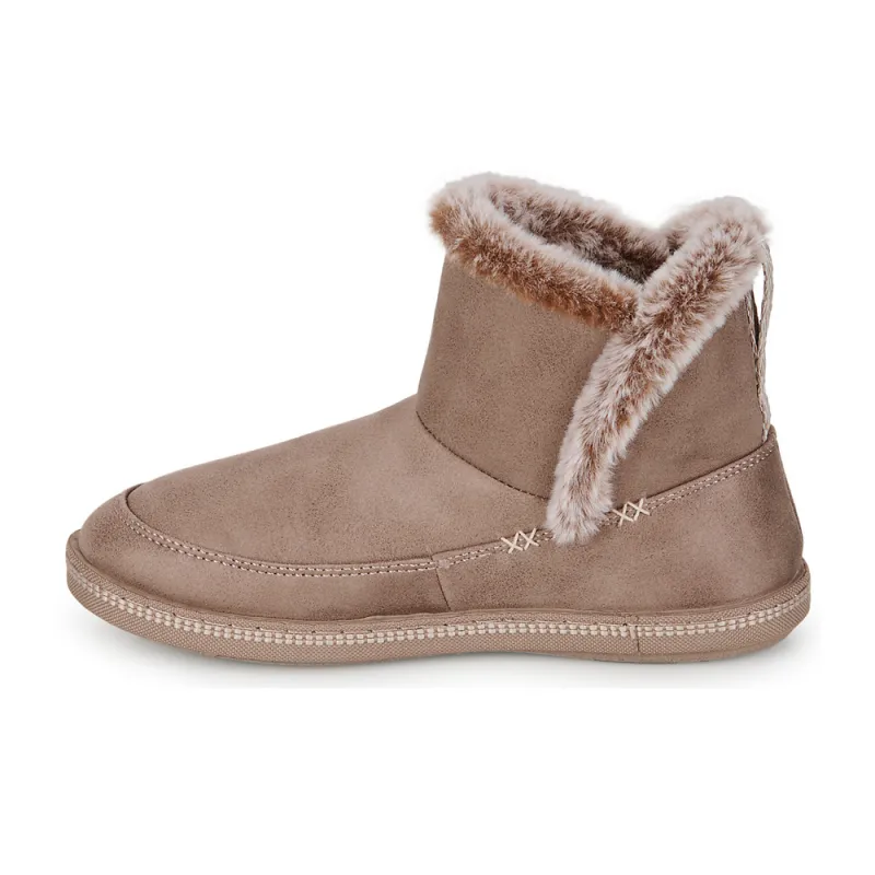 Skechers 167689 Taupe Mujer Flat Boots