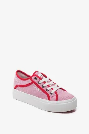 Red Lois platform sneaker