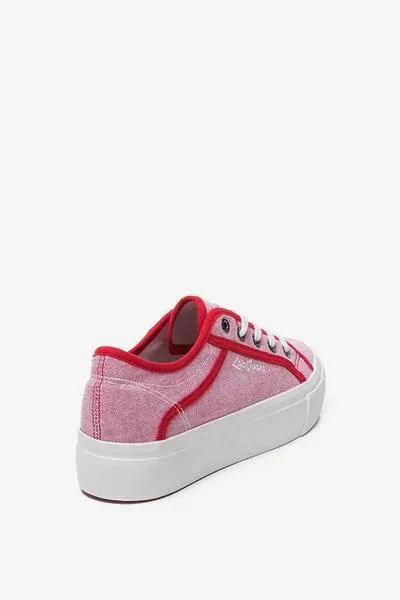 Red Lois platform sneaker