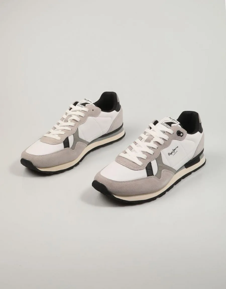 Pepe Jeans Brit Reflect Sneakers in White