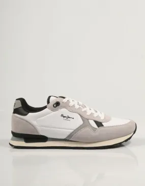 Pepe Jeans Brit Reflect Sneakers in White