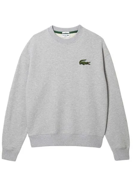 Men's Gray Lacoste Loose Fit Sweatshirt