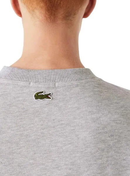 Men's Gray Lacoste Loose Fit Sweatshirt