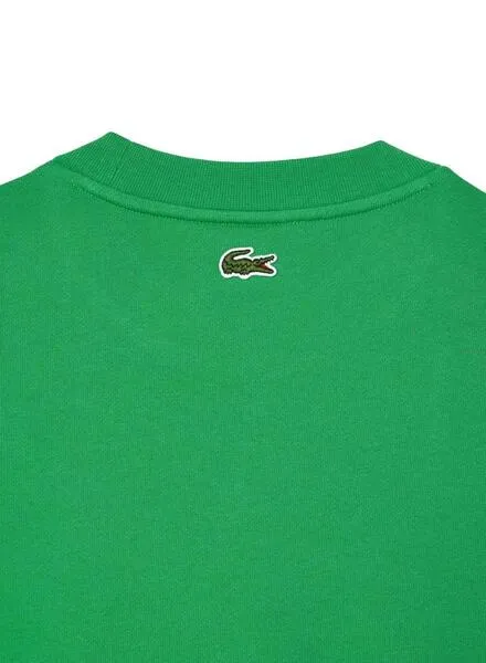 Green Men's Lacoste Loose Fit Monogram Sweatshirt