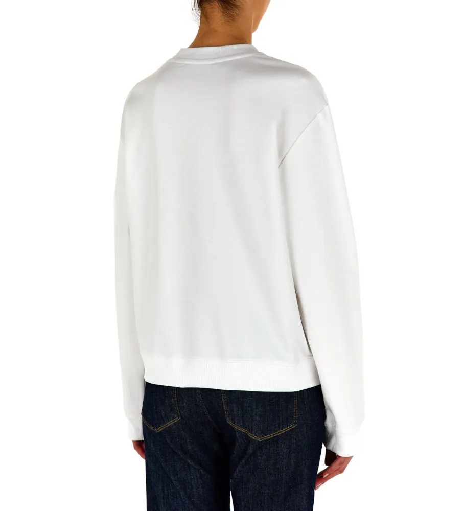 White logo sweatshirt