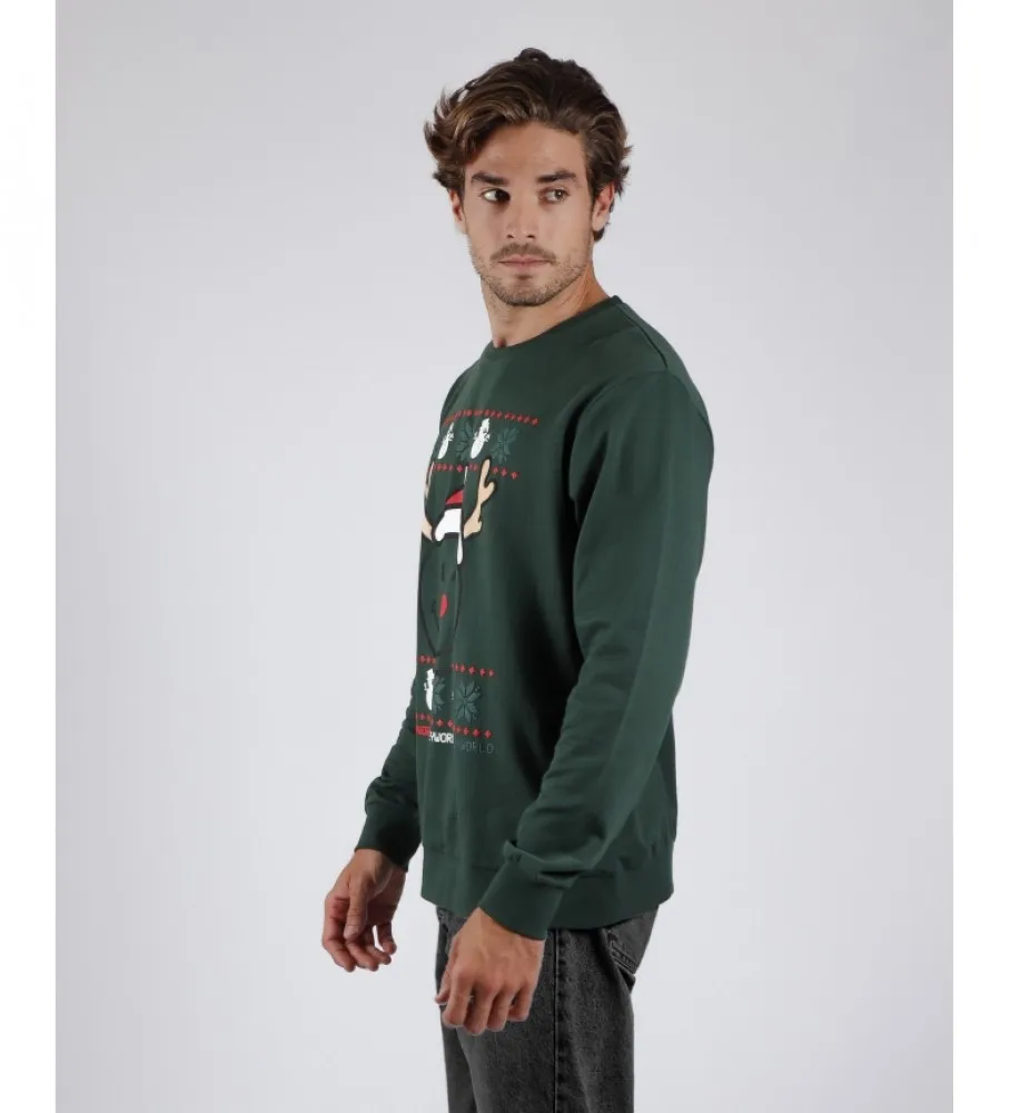 Green Merry Sweatshirt