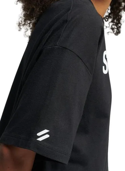 Superdry Code Core Sport Black Women's T-Shirt.