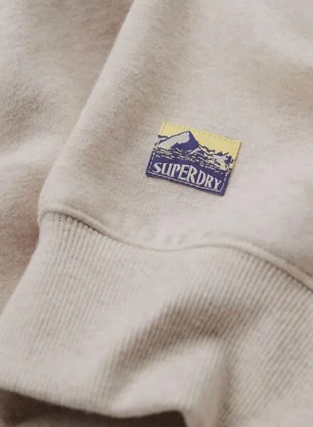 Superdry Gray Women's Travel Postcard Sweatshirt