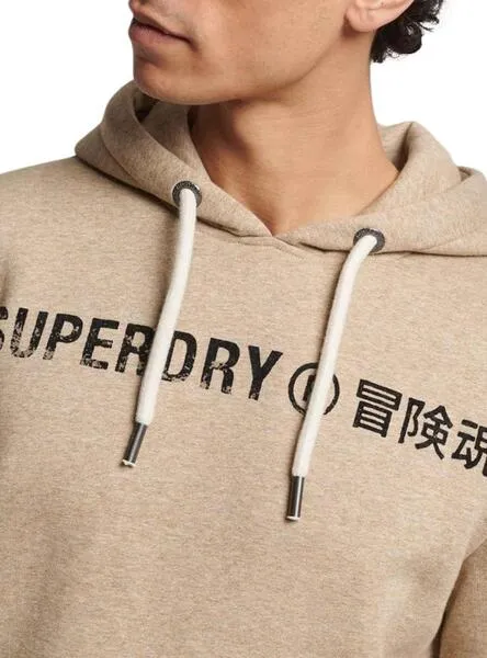 Superdry Workwear Logo Beige Hombre Sweatshirt