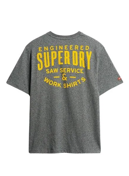 Superdry Workwear Trade Gray T-shirt Men