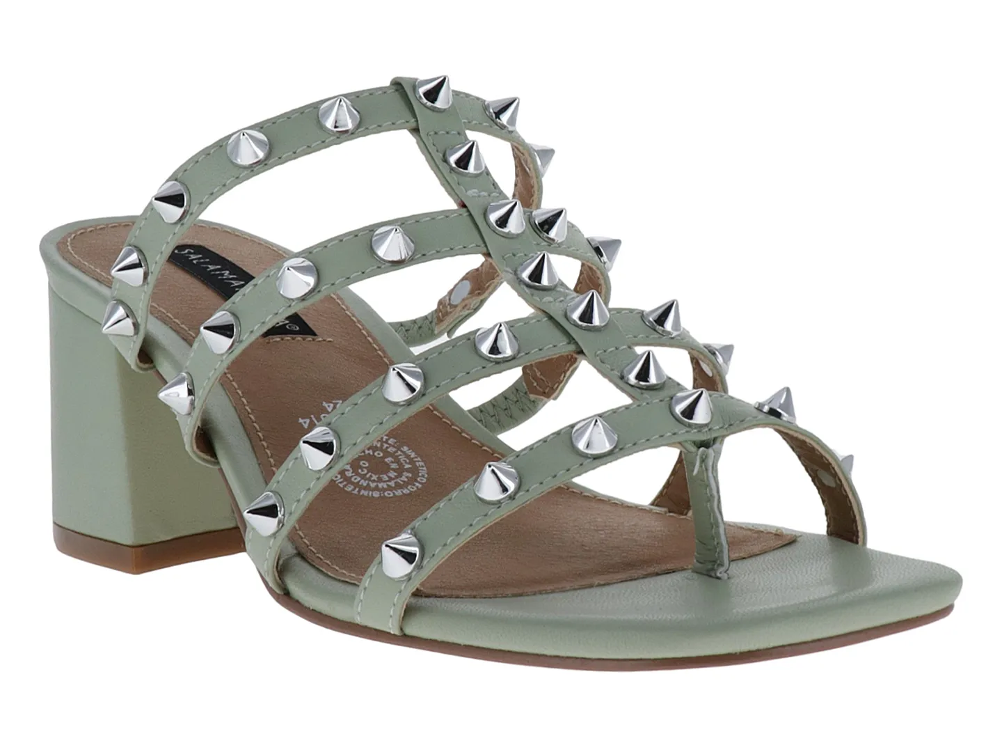 Tacones Salamandra 3514 Verde Para Mujer