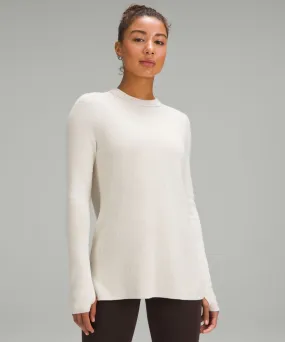 Take It All In Cotton-Blend Sweater in Blancos