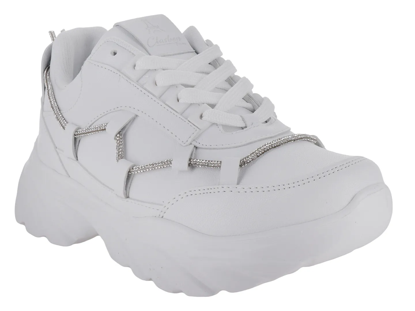 Tenis Clasben Swarov Blanco Para Mujer