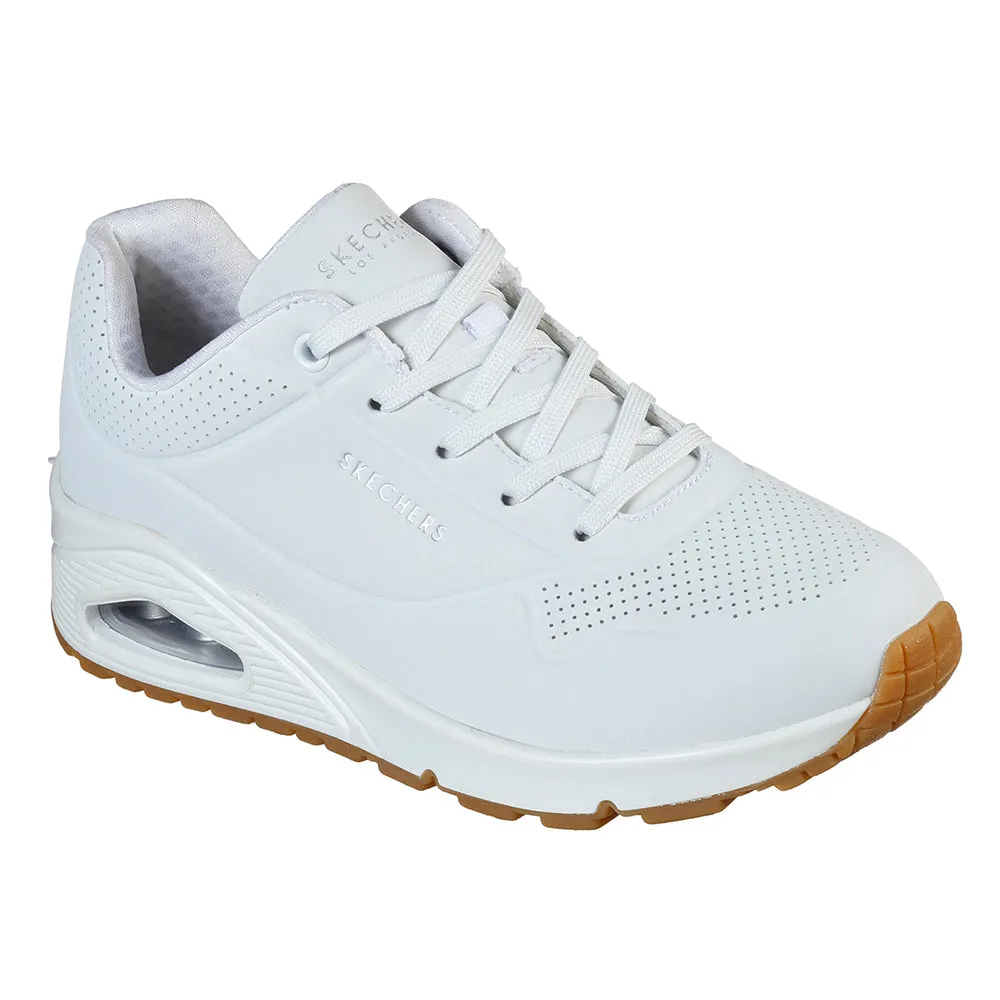 Tenis Mujer Skechers Uno Stand on Air - Blanco