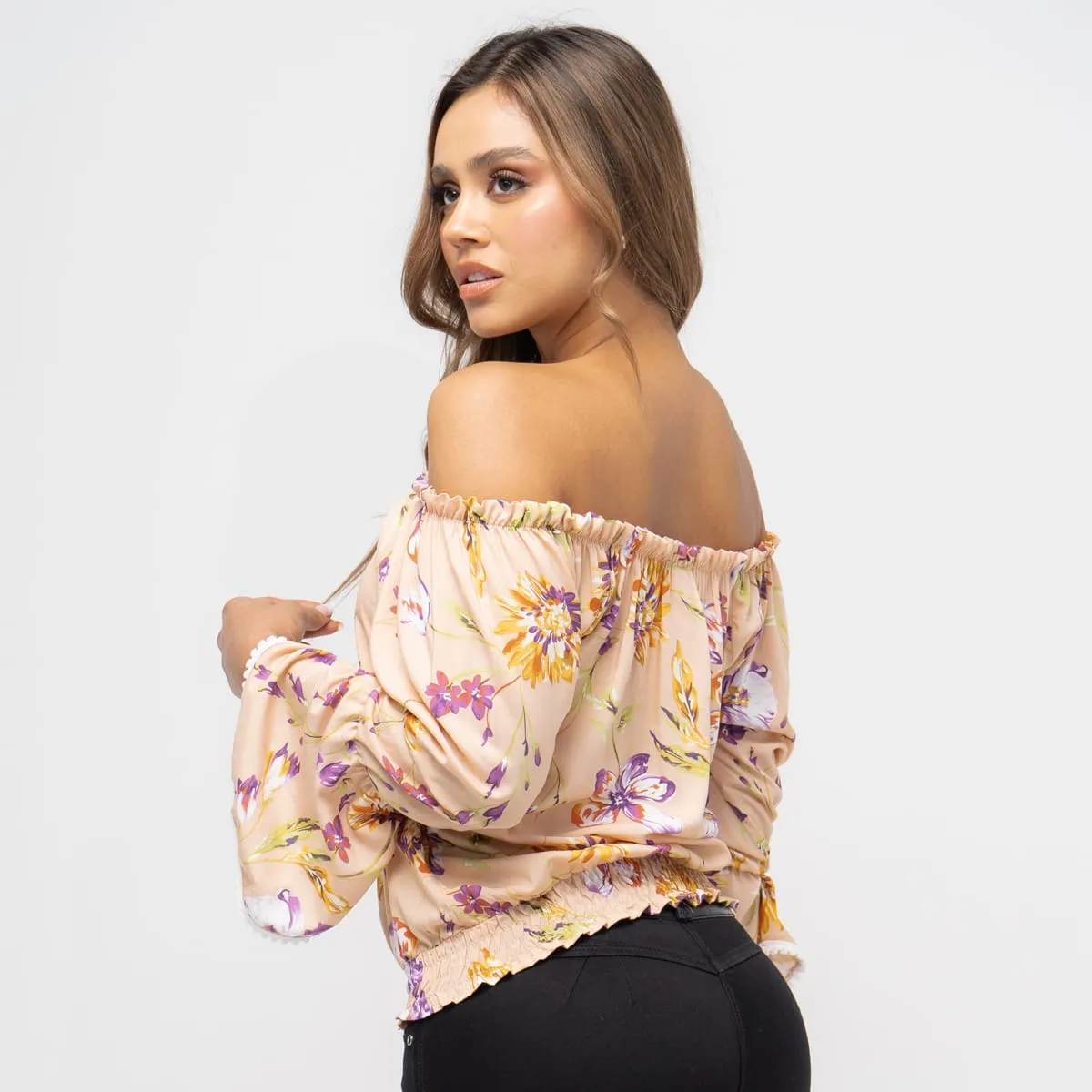 Bandeja Tesk Neckline Blusa