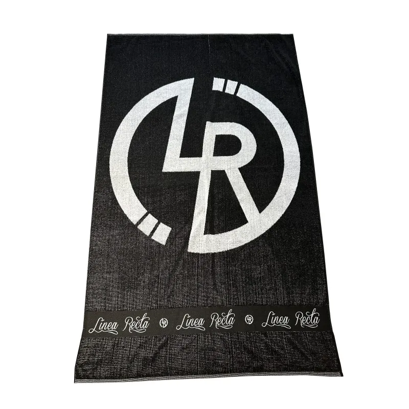 Black LR Towel