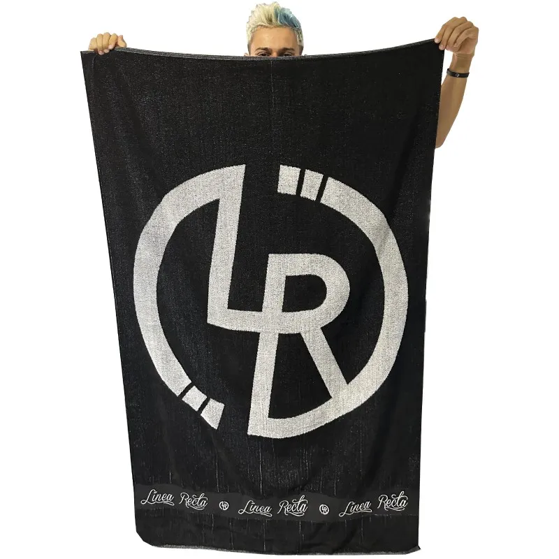 Black LR Towel