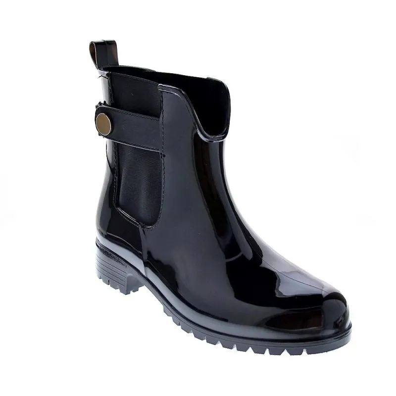 Tommy Hilfiger Women's Rainboot Ankle Boots in Black