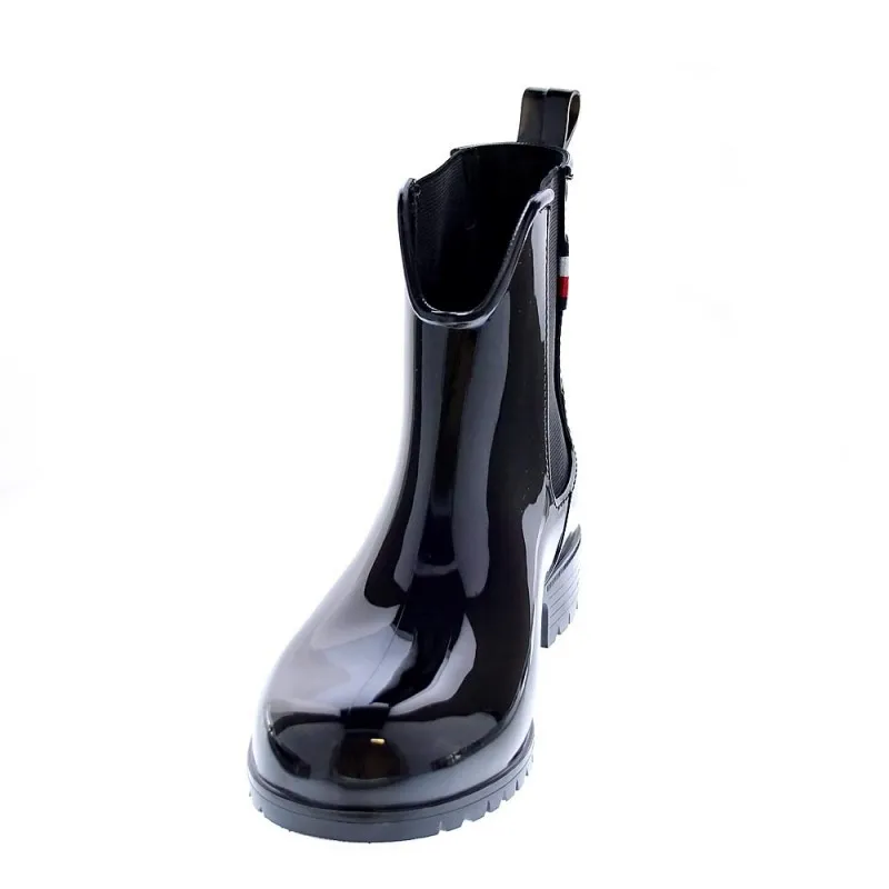 Tommy Hilfiger Women's Rainboot Ankle Boots in Black