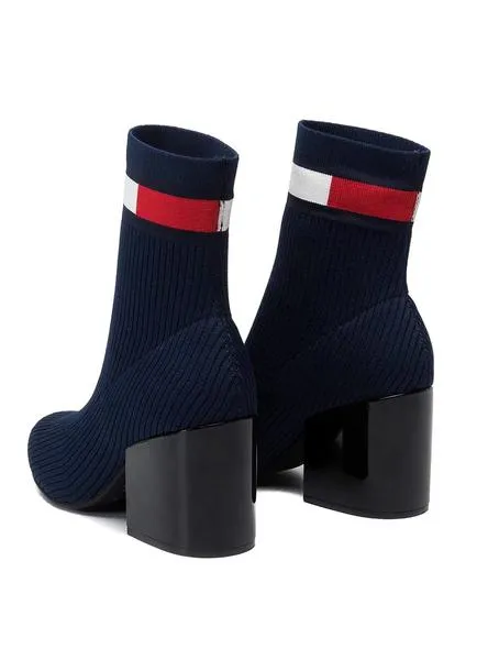 tommy hilfiger flag sock marino women's boots