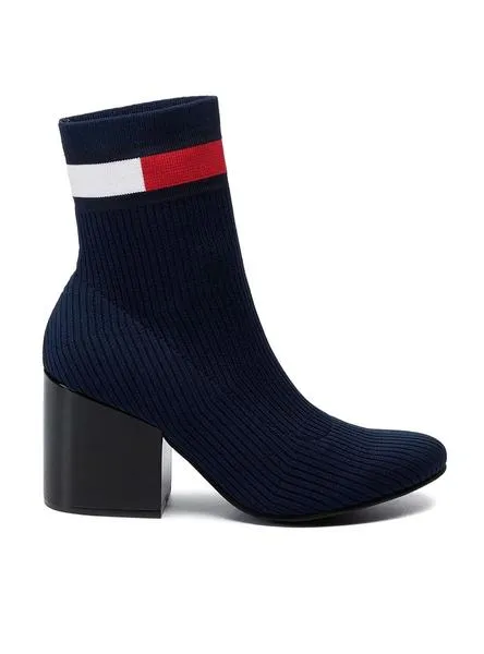 tommy hilfiger flag sock marino women's boots