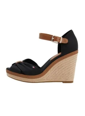 Tommy Hilfiger Women's Iconic Elena Black Sandals