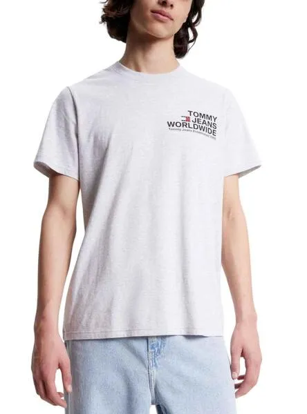 Tommy Jeans Entry Concert Camiseta Gris Hombre