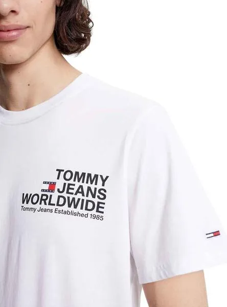 Tommy Jeans Entry Concert White Men's T-Shirt