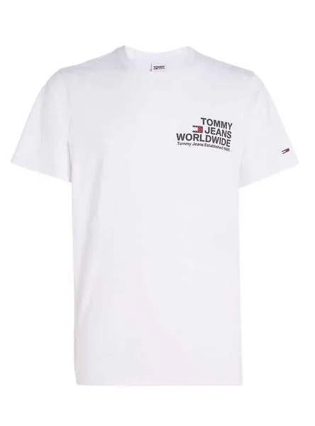 Tommy Jeans Entry Concert White Men's T-Shirt