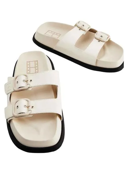 Tommy Jeans Fancy Beige Sandalias Mujer.