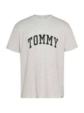 Tommy Jeans Varsity Gray T-Shirt Men