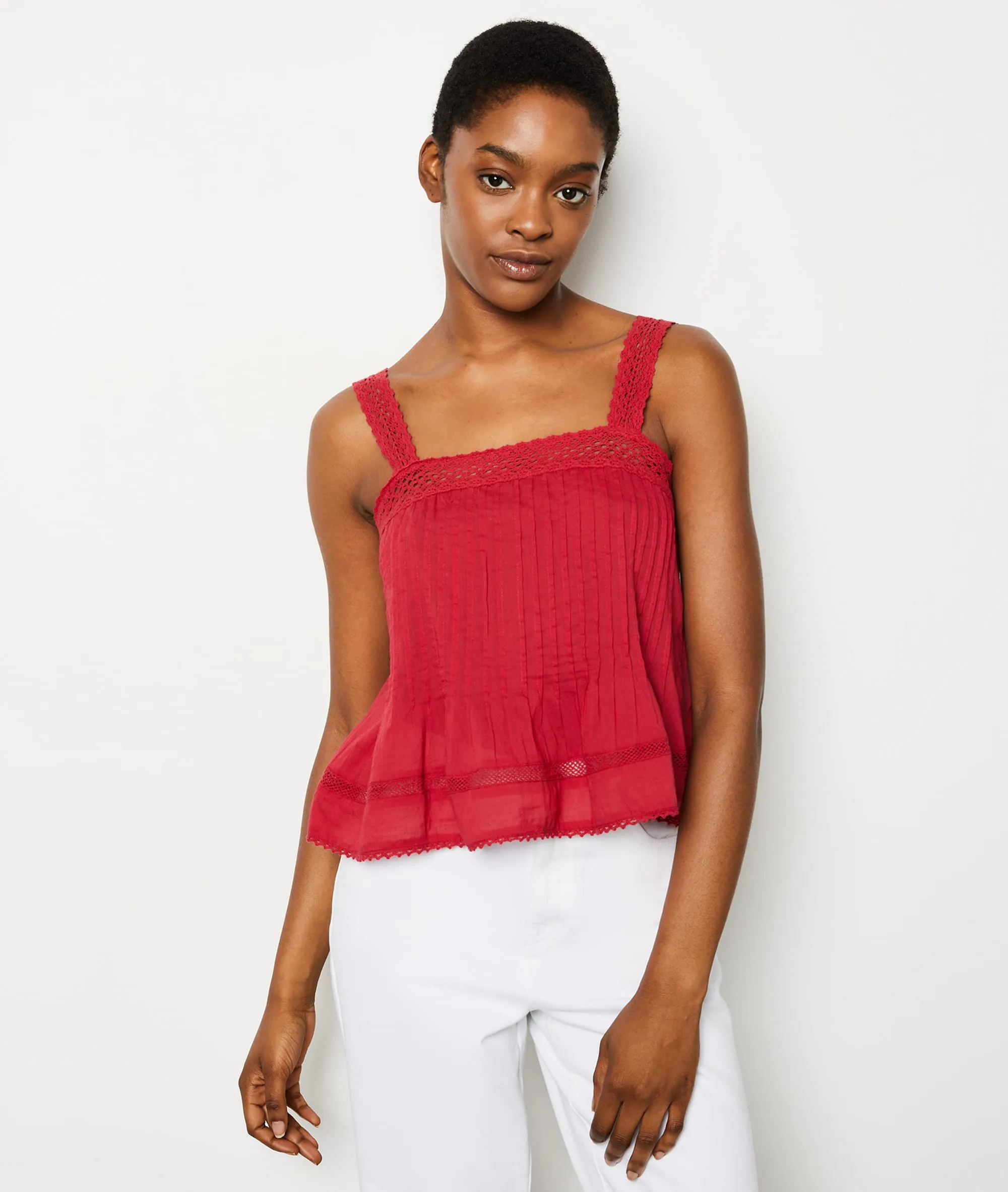 Airy BIMBA ROUGE - ETAM Top