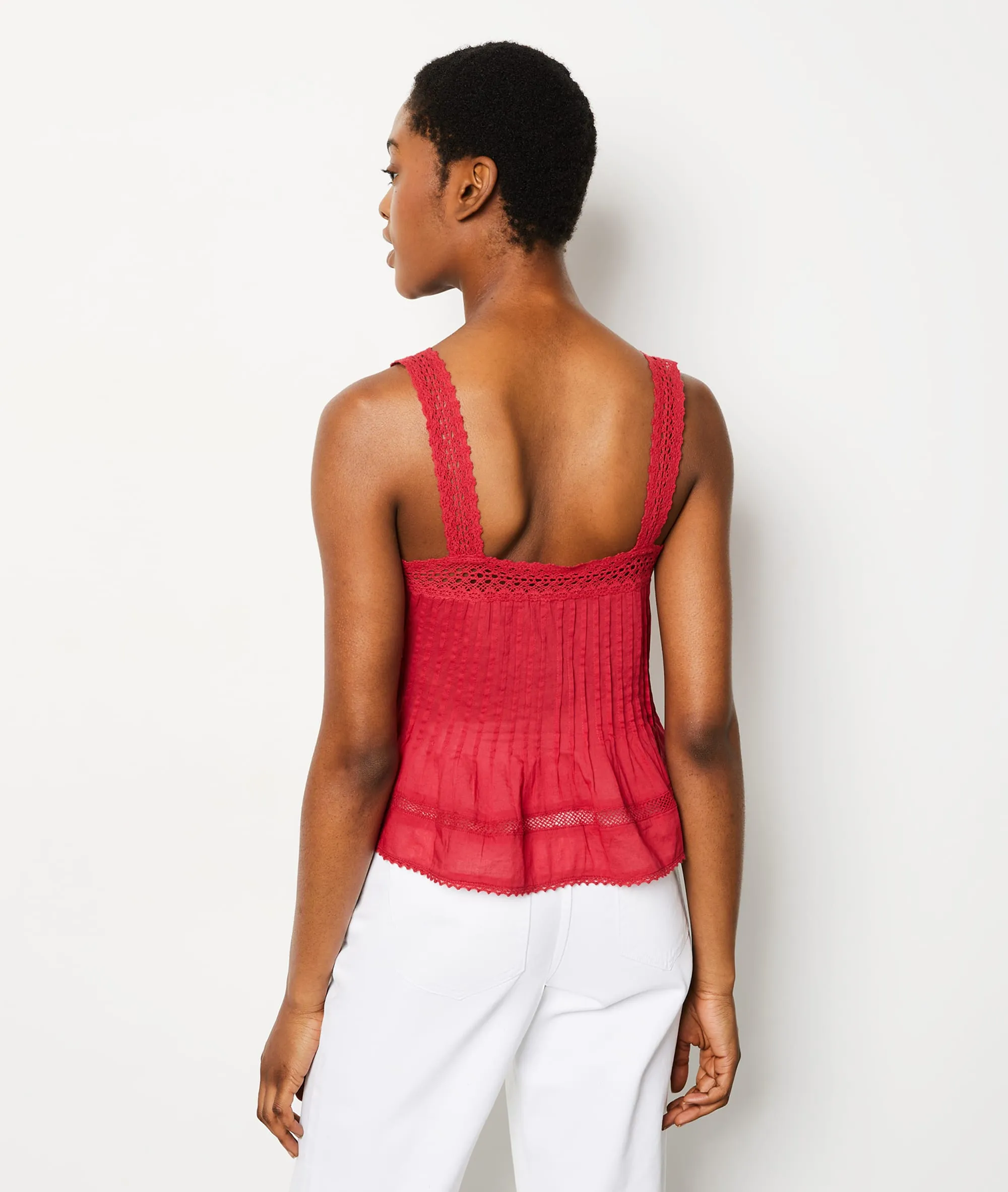 Airy BIMBA ROUGE - ETAM Top