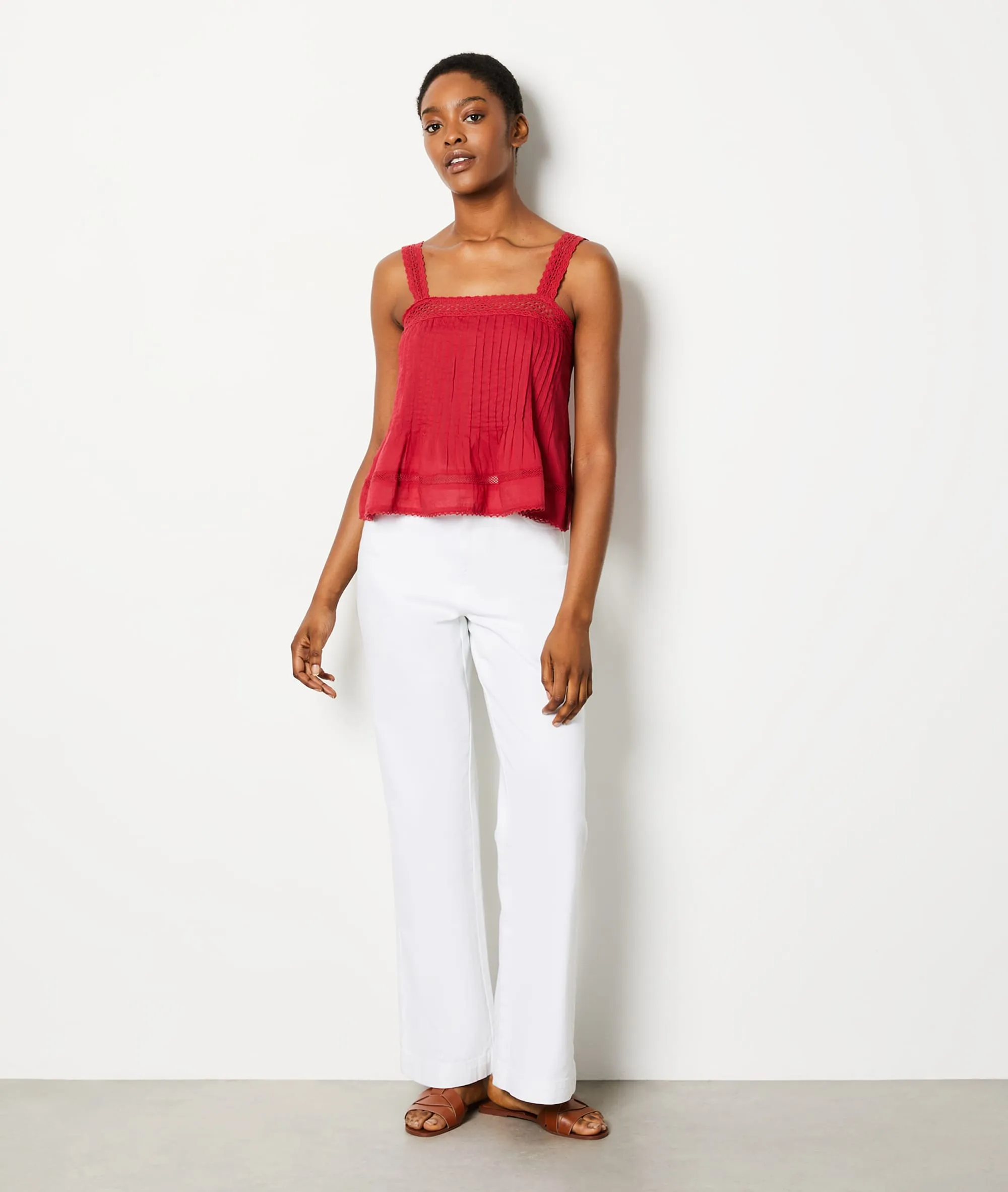 Airy BIMBA ROUGE - ETAM Top