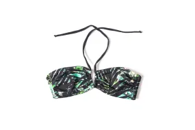 TOUCHÉ Top Bikini Negro Estampado