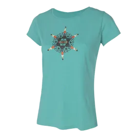 Green Mandala T-shirt by Trangoworld