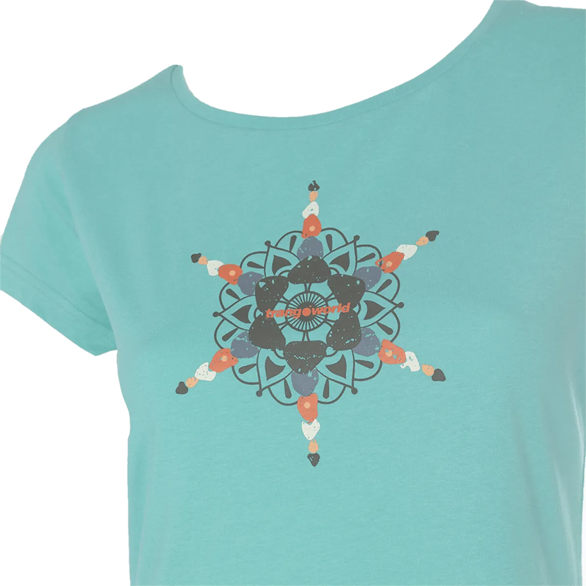 Green Mandala T-shirt by Trangoworld